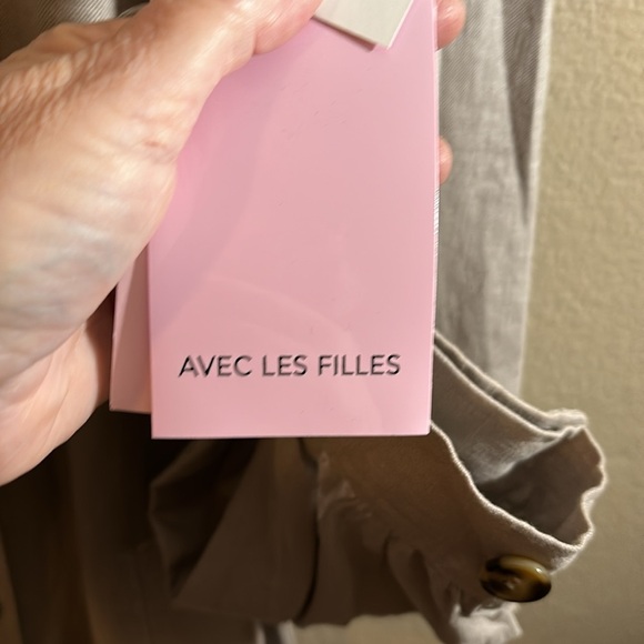 Avec Les Filles Trench Coat Tan Sz XL - Picture 7 of 11
